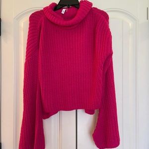 NWOT turtleneck bell-sleeved sweater